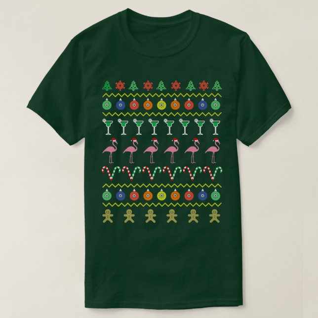 Camiseta Navidades Feo Derraman Navidades En Julio De Flam  (Diseño del anverso)