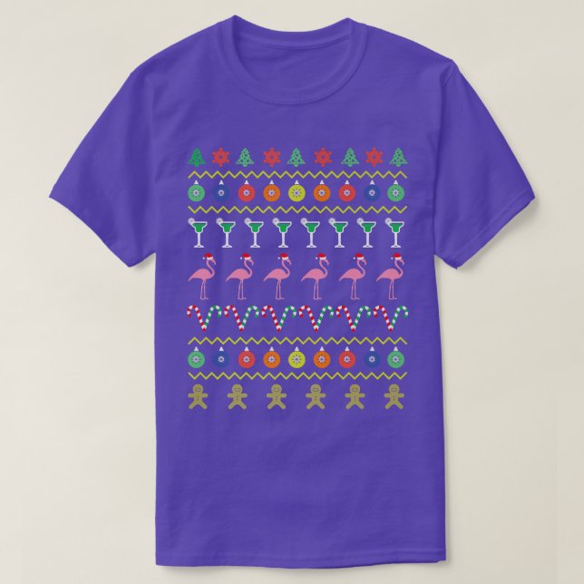 Camiseta Navidades Feo Derraman Navidades En Julio De Flam  (Diseño del anverso)