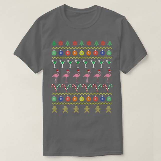 Camiseta Navidades Feo Derraman Navidades En Julio De Flam  (Diseño del anverso)