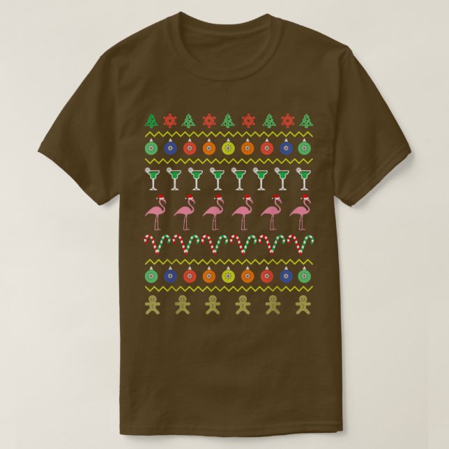 Camiseta Navidades Feo Derraman Navidades En Julio De Flam  (Diseño del anverso)