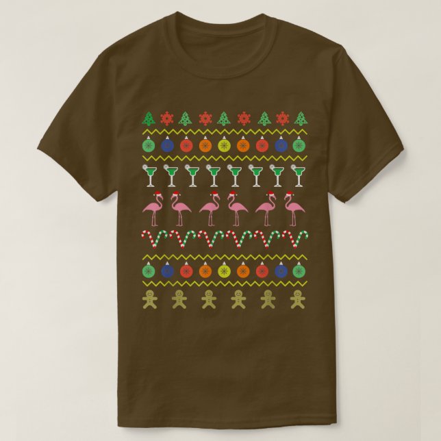 Camiseta Navidades Feo Derraman Navidades En Julio De Flam  (Diseño del anverso)