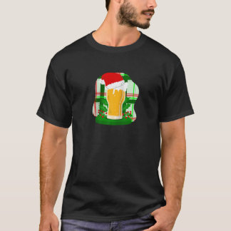 Camiseta Navidades feos Cerveza Santa Claus Holly Tocó Grac