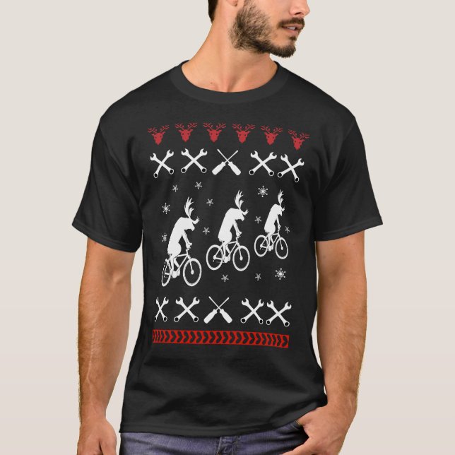 Camiseta Navidades feos ciclistas (Anverso)