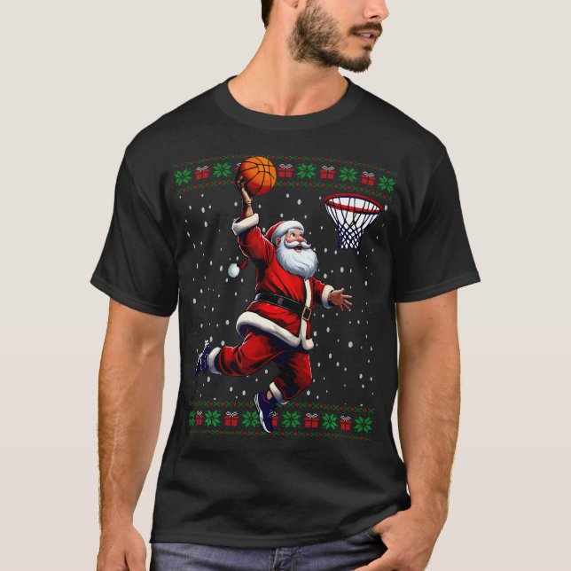 Camiseta Navidades feos de basketball (Anverso)