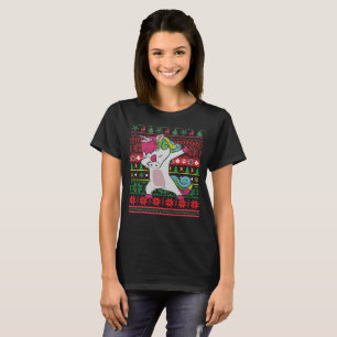 Camiseta Navidades feos de Dabbing Unicorn