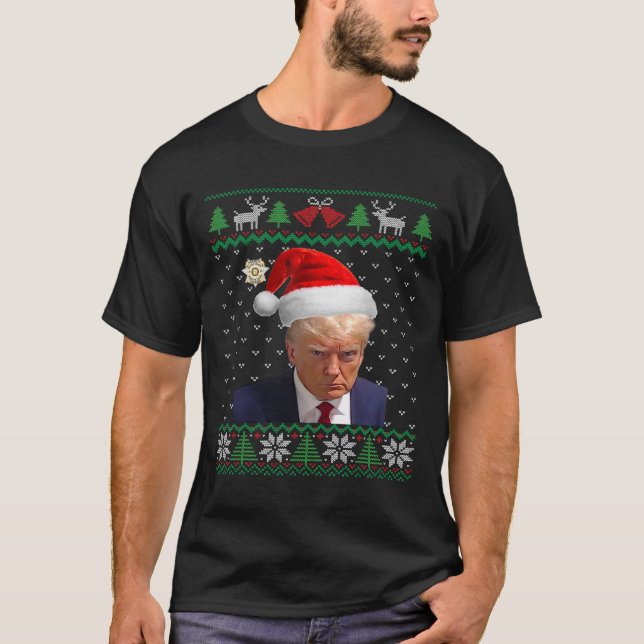 Camiseta Navidades feos de Donald Trump (Anverso)