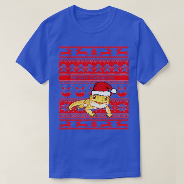 Camiseta Navidades feos de dragón con barba (Diseño del anverso)