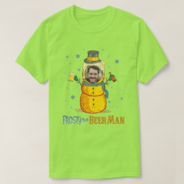 Camiseta Navidades feos de Frosty Beer Man