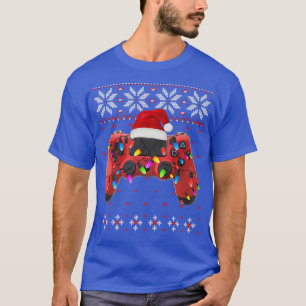Camiseta Navidades feos de gamer suéter, Joystick de juegos