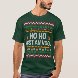 Camiseta Navidades feos de habla alemana Ho Ho Ho Ho Ho Fun