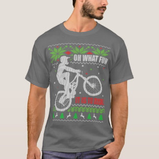 Camiseta Navidades feos de la bicicleta de montaña