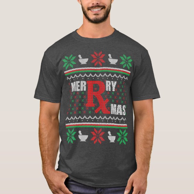 Camiseta Navidades feos de la farmacia de Feliz Navidad Swe (Anverso)
