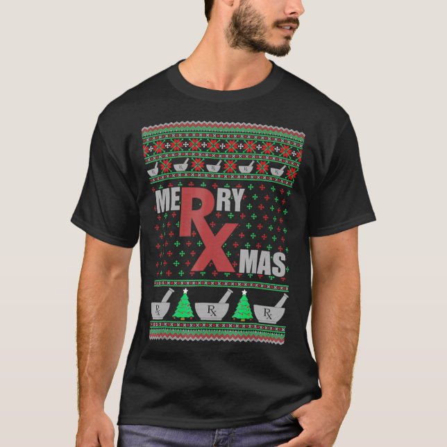 Camiseta Navidades feos de la farmacia de Feliz Navidad Swe (Anverso)