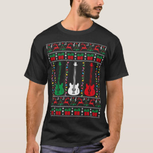 Camiseta Navidades feos de la guitarra del trasero X