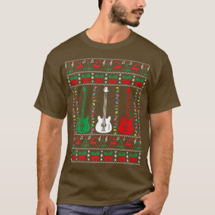 Camiseta Navidades feos de la guitarra del trasero X