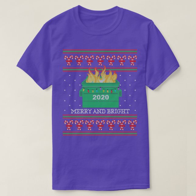 Camiseta Navidades feos de los basureros de 2020 con moro y (Diseño del anverso)