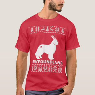 Camiseta Navidades feos de los renos de la mascota de perro