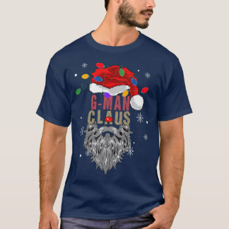 Camiseta Navidades feos de MensClaus con abuelo ligero