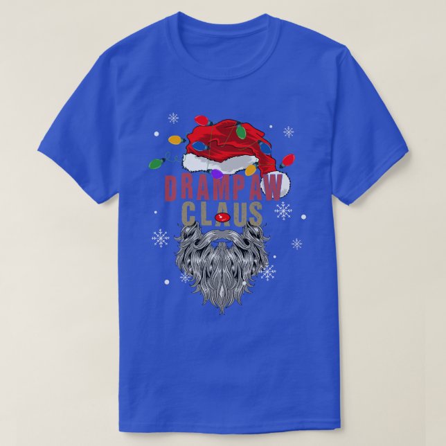 Camiseta Navidades feos de MensClaus con abuelo ligero (Diseño del anverso)