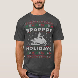 Camiseta Navidades feos de moto de nieve susurran regalo pa