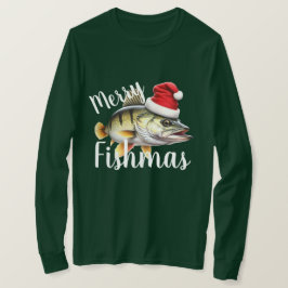 Camiseta Navidades feos de Perch "Merry Fishmas"