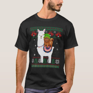 Camiseta Navidades feos de perro de Chow se llaman a él