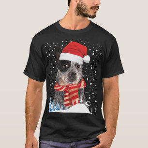 Camiseta Navidades feos de perro de ganado australiano suda