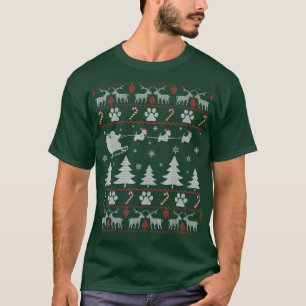 Camiseta Navidades feos de perro escocés susurran por perro