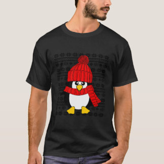 Camiseta Navidades feos de pingüino lindo endulzan Navidad