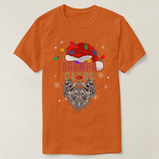 Camiseta Navidades feos de Santa Claus con abuelo ligero4 (Diseño del anverso)