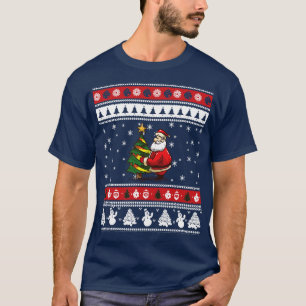 Camiseta Navidades feos de Santa Claus Fir Tree