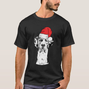 Camiseta Navidades feos de Santa Great Dane Dog