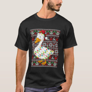 Camiseta Navidades feos de Santa Hat Hombres Mujeres Niñas