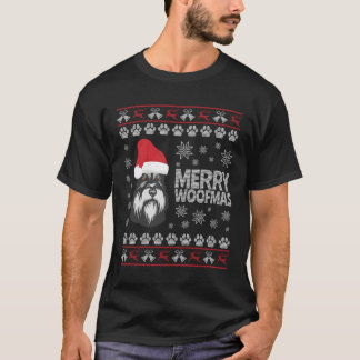 Camiseta Navidades feos de Schnauzer en miniatura