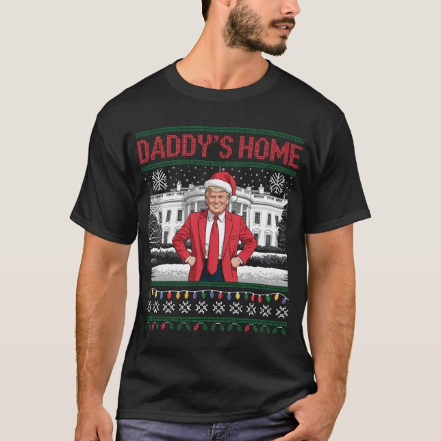 Camiseta Navidades feos de Trump sudan navidades (Anverso)