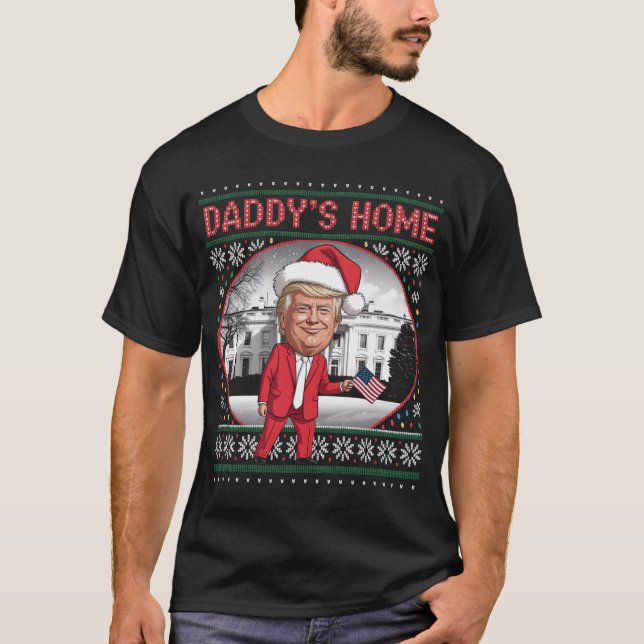 Camiseta Navidades feos de Trump sudan navidades (Anverso)