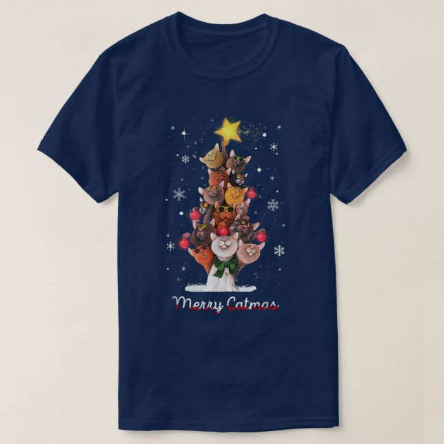Camiseta Navidades feos del árbol de Navidad Gracioso regal (Diseño del anverso)