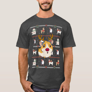 Camiseta Navidades feos del cerdo guineano, cerdo guineano