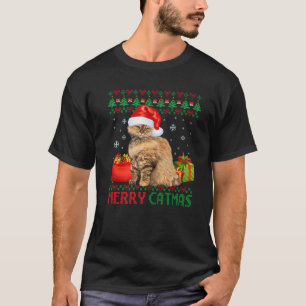 Camiseta Navidades feos del gato Selkirk Rex Cat Mo
