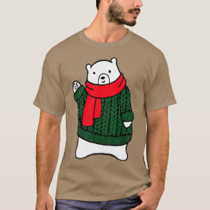 Camiseta Navidades feos del oso polar sudan el invierno