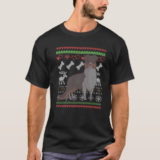 Camiseta Navidades feos del Pastor Australiano Santa Claus