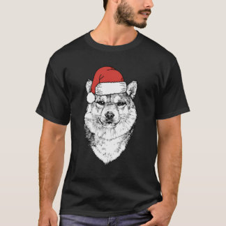 Camiseta Navidades feos del perro de Santa Shiba Inu