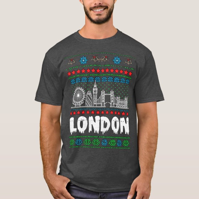 Camiseta Navidades feos del Reino Unido (Anverso)