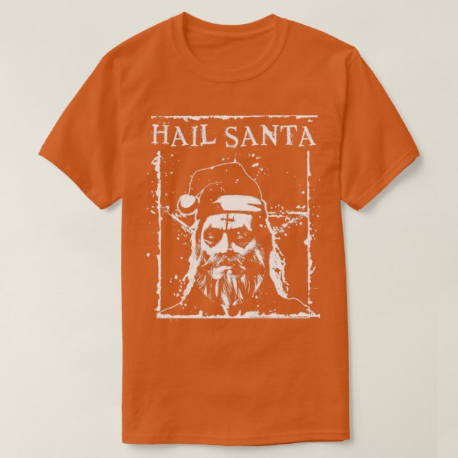 Camiseta Navidades feos del vapuleador Metalizado de Hail S (Diseño del anverso)