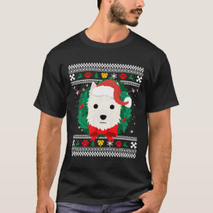 Camiseta Navidades feos del West Highland White Terrier