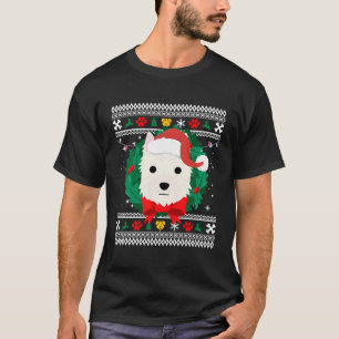 Camiseta Navidades feos del West Highland White Terrier