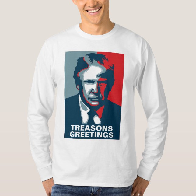 Camiseta Navidades feos Donald Trump (Anverso)