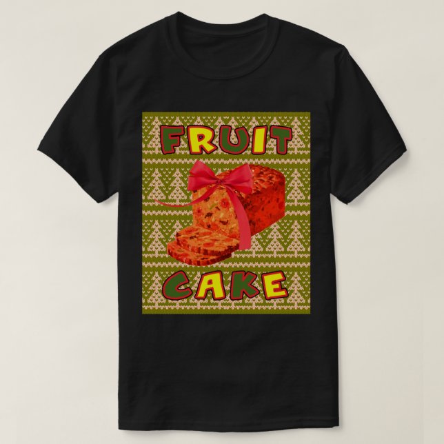 Camiseta Navidades feos dulces pasteles de fruta feriado de (Diseño del anverso)