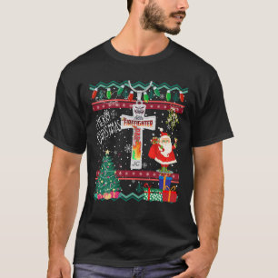 Camiseta Navidades feos endulzan a bombero cristiano y orgu