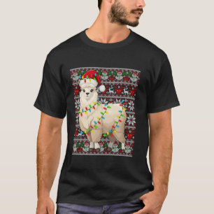 Camiseta Navidades feos hombres mujeres niños Alpaca